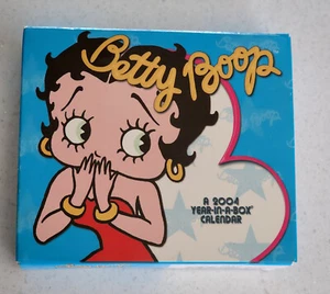 Vintage 2004 Betty Boop Jahres-in-a-Box Kalender ~ Ex-Zustand ~ neu, nie benutzt - Bild 1 von 12