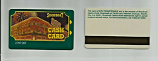 SHOWBOAT CASINO-HOTEL - ATLANTIC CITY NJ -2 Cash game Cards 1797 386 & 87- 1970s
