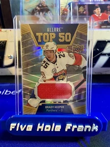 2019-20 Upper Deck Allure Top 50 Rainbow Patch Brady Keeper RC - Bild 1 von 3