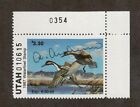 UT2 - Utah State Duck Stamp PNS. Artist Signed.  MNH. OG. #02 UT2PNSTRAS