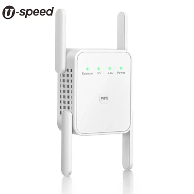 Ripetitore Range Extender WiFi 1200Mbps Amplificatore Wireless Router Amplificatore Segnale - Immagine 1 di 4