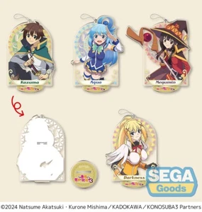SEGA KONOSUBA God's blessing on this wonderful world Big Keychain/Acrylic Stand - Picture 1 of 6