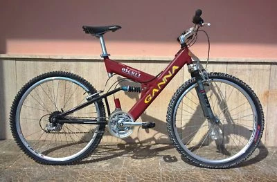 BICI BICICLETTA MOUNTAIN BIKE 26” GANNA ASCOTT SHIMANO 24V VINTAGE - Immagine 1 di 4