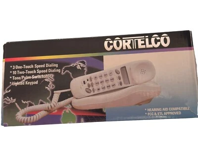 Cortelco Land line phone  model 615000-voe-21M Works Well No Problems - Image 1 of 4