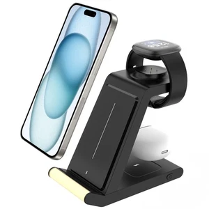 Support de Charge sans Fil pour Fitbit Versa 4/Versa 3/Sense 2/Sense et Pixel... - Photo 1 sur 7