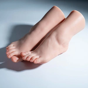 NEUESTE Platin Silikon weibliche RIESIGE FÜSSE Schaufensterpuppe/Prall Fleischig Große Füße 26CM - Bild 1 von 21