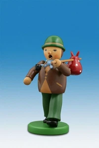 Ahumador caminante altura 16 cm NUEVO figura ahumador ahumador ahumador madera - Imagen 1 de 1