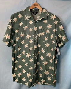 New VOLCOM Men's Size XXL Short Sleeve Button Up Hawaiian Shirt NWT - Picture 1 of 4
