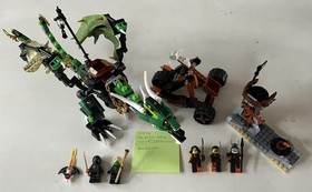 LEGO NINJAGO: 70593 The Green NRG Dragon Complete w/Minifigs (No manual, No box)