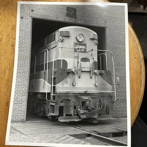 B&W 8X10 Photo Lackawanna DL&W FM Train Master In Engine H At Scranton Yard 1947 - Picture 1 of 2