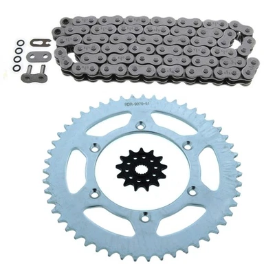 1990-1991 se adapta a Suzuki RM125 RM 125 O anillo cadena y piñón 13/51 114L Foto 1 de 4