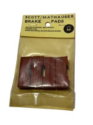 Pastillas de freno Scott Mathauser vintage nuevas de colección talla M (para MAFAC y DURA-ACE) Foto 1 de 4