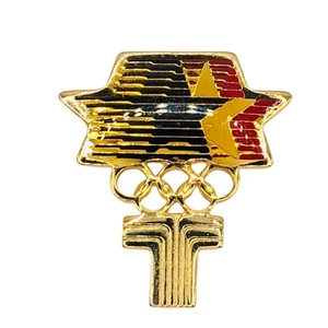 Vintage 1984 Los Angeles Olympia Pin TransAmerica offizieller Sponsor Pin Revers Hut Krawatte - Bild 1 von 4