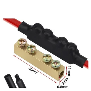 5pcs Copper Terminal Blocks with Stainless Steel Fixation for Stability - Afbeelding 1 van 36