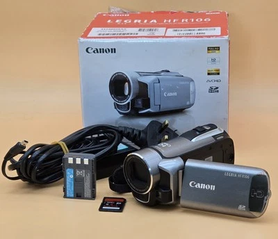 CANON LEGRIA HF R106 HD Digital Camcorder. Boxed With Accessories. - Image 1 of 4