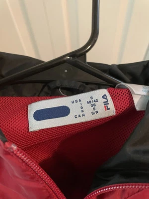vintage fila windbreaker jacket Red - Image 1 of 3