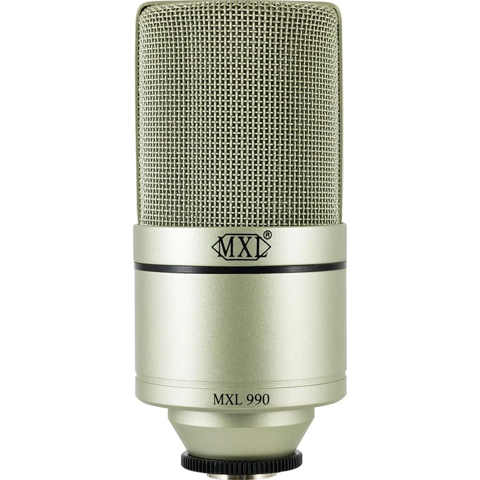 MXL 990 Condenser Microphone for Podcasting, Singing, Home Studio Recording, ... - Image 1 of 4