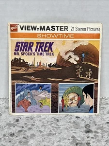 GAF View-Master B555 Star Trek Mr. Spock's Time Trek 3 Reels Pack - Picture 1 of 3