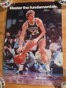 Póster de colección Larry Bird Master The Fundamentals Boston Celtics años 80 - Imagen 1 de 5