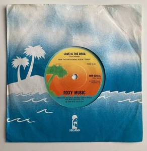 Roxy Music – Love Is The Drug (Vinyl 7" - UK  1975) - Imagen 1 de 2