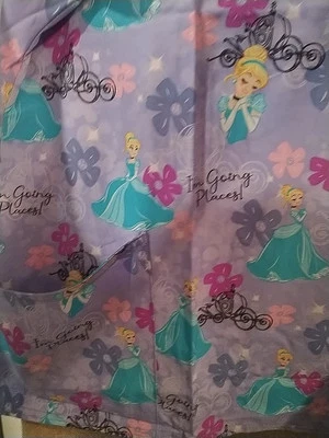 Cinderella Cherokee Scrubs Tooniforms Disney V Neck Top TF641 PRGM 2x New P2 - Image 1 of 3