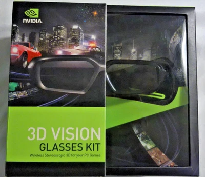 Nvidia 3D Vision 2 беспроводные очки набор 2010 новый в коробке никогда не использовался - Изображение 1 из 4