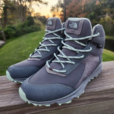 The North Face Big Boys Hedgehog Hiker II  Shoes Siz 6 Waterproof Non-Slip Boots - Image 1 of 4