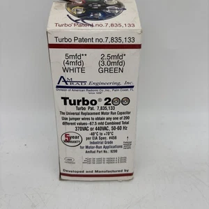 AmRad Turbo 200 Universal Kondensator, 2,5 - 67,5 MFD - Bild 1 von 6