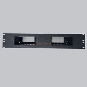 Support en rack 2U imprimé en 3D pour Mac Mini M4/M4 Pro - PETG, flux d'air optimisé, avant - Photo 1/10