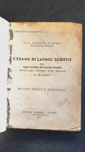esame di latino scritto morfologia sintassi metrica stile - Bignami 1945 - Imagen 1 de 2