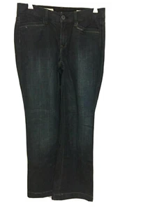 Jag Dark Blue Jeans Size 10 Womens Pockets Stretch Trouser Style Boot Cut - Picture 1 of 9