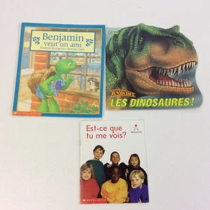 French Benjamin veut un ami Les Dinosaures Je Sais Tout 3 Childrens Book Lot - Imagen 1 de 4