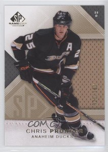2007-08 SP Game Used Edition Gold /100 Chris Pronger #97 HOF