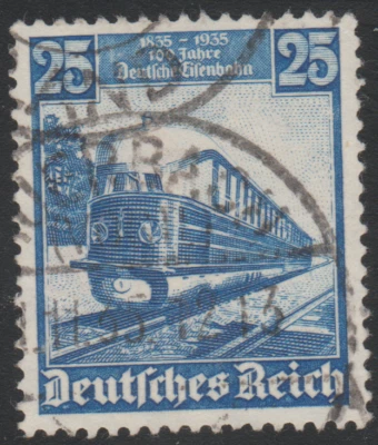 Germany 1935 SC# 461 - Centenary of railroad in Germany - Used Lot # 62 - Image 1 of 2