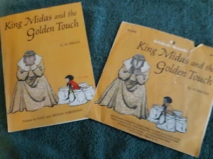 King Midas and the Golden Touch by Al Perkins w/ 331/3 record 1979 Scholastic Bk - Bild 1 von 6
