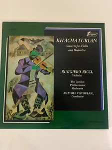 KHACHATURIAN CONCERTO FOR VIOLIN AND ORCHESTRA VINYL LP 1972 TURNABOUT VOX - Picture 1 of 3