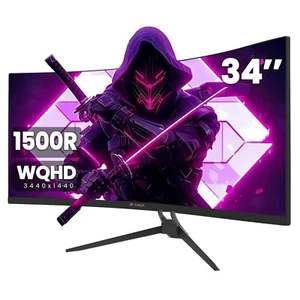 34 Zoll UltraWide Curved Gaming Monitor 3440x1440 165Hz 1ms FreeSync - Bild 1 von 11