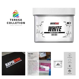 Rapid Cure Siebdruckfarbe weiß Gallone - 128 Unzen - Plastisol Tinte für Scre... - Bild 1 von 7