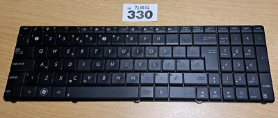ASUS X53U - BLACK QWERTY UK KEYBOARD - MP-10A76GB-6983 - PK130J21A10 - Image 1 of 3