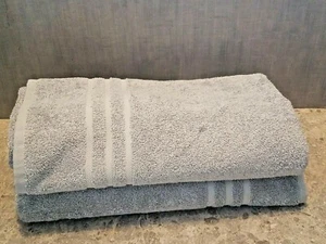 Linum Home Textiles DNZ95-2BT Denzi 2 Piece Bath Towels Set, Grey - Picture 1 of 3