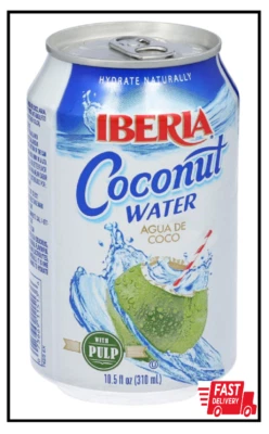 Fat Free Coconut Water with Pulp, 10.5 Fl Oz, Pack of 24 - Image 1 of 3