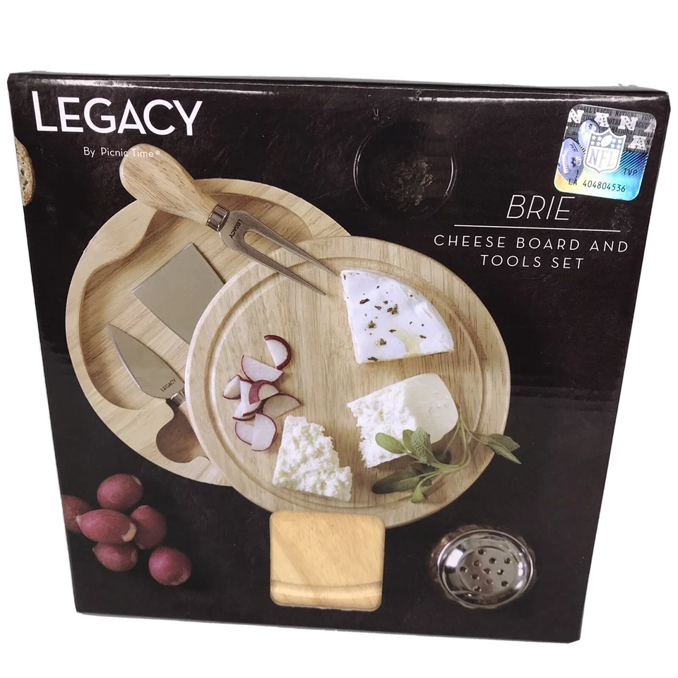 NFL Picnic Time Indianapolis Colts Brie Cheese Board Set Natural