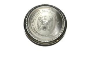 National security Glass Dome Salisbury Pewter paper weight - Afbeelding 1 van 4