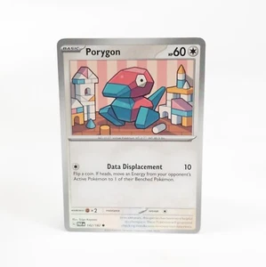 Porygon 142/182 Pokemon SV04: Paradox Rift Common NM - Picture 1 of 2