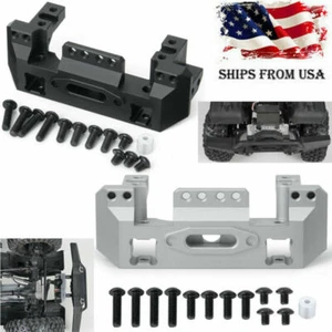 Pieza de actualización de montaje de parachoques delantero de aleación CNC para automóvil sobre orugas TRX-4 de radiocontrol 1/10 - Imagen 1 de 15
