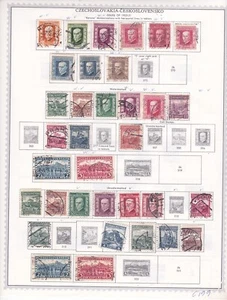 CZECHOSLOVAKIA BALANCE OF COLLECTION   ( Lot 6199 )  SEE NOTE - Picture 1 of 2