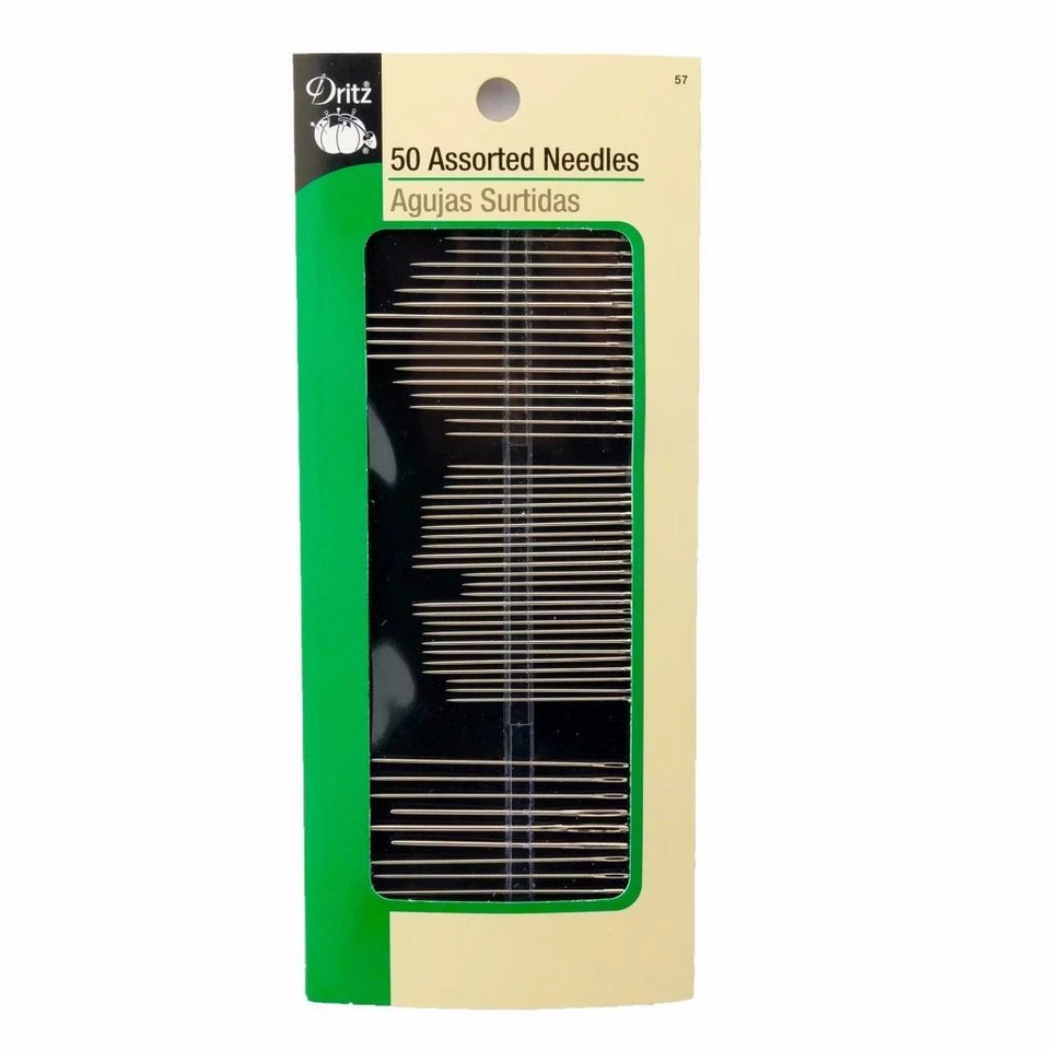 Dritz 50 Assorted Hand Sewing Needles, #57 - Image 1 of 1