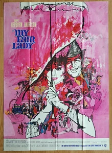 Audrey Hepburn - MY FAIR LADY rare German 2-sheet poster 1964 Cukor BOB PEAK art - Picture 1 of 3