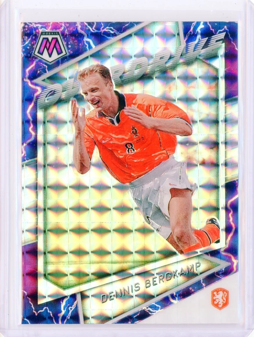 2021-22 Panini Mosaic Road to World Cup Overdrive DENNIS BERGKAMP Case Hit SSP