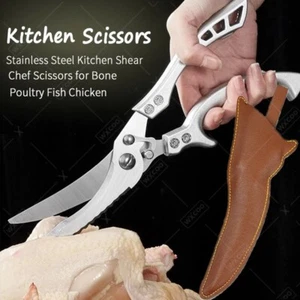 Kitchen Scissors for Chicken, Poultry, Meat, Fish, BBQ, Ultra SHARP 2025 - Bild 1 von 6